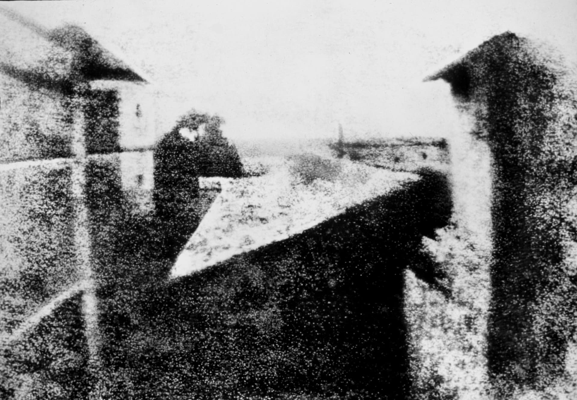 Niépce's first photograph (1826)