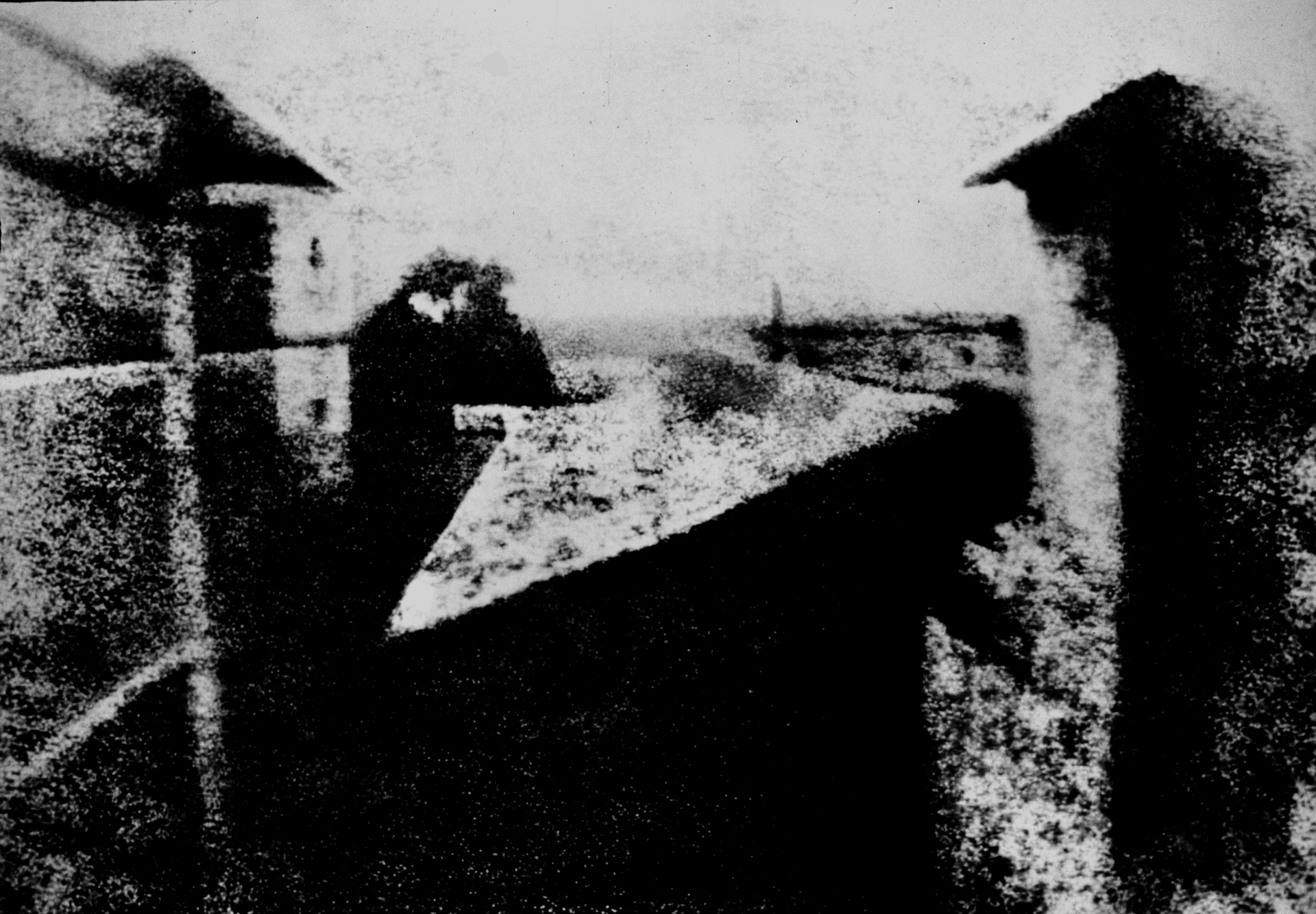 Niépce's first photograph (1826) (1826)