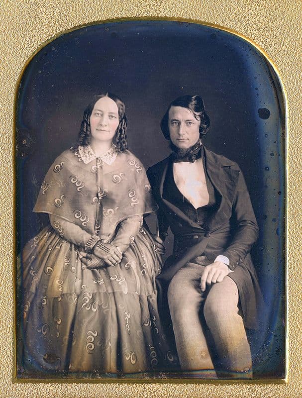 Early daguerreotype portrait (1845)