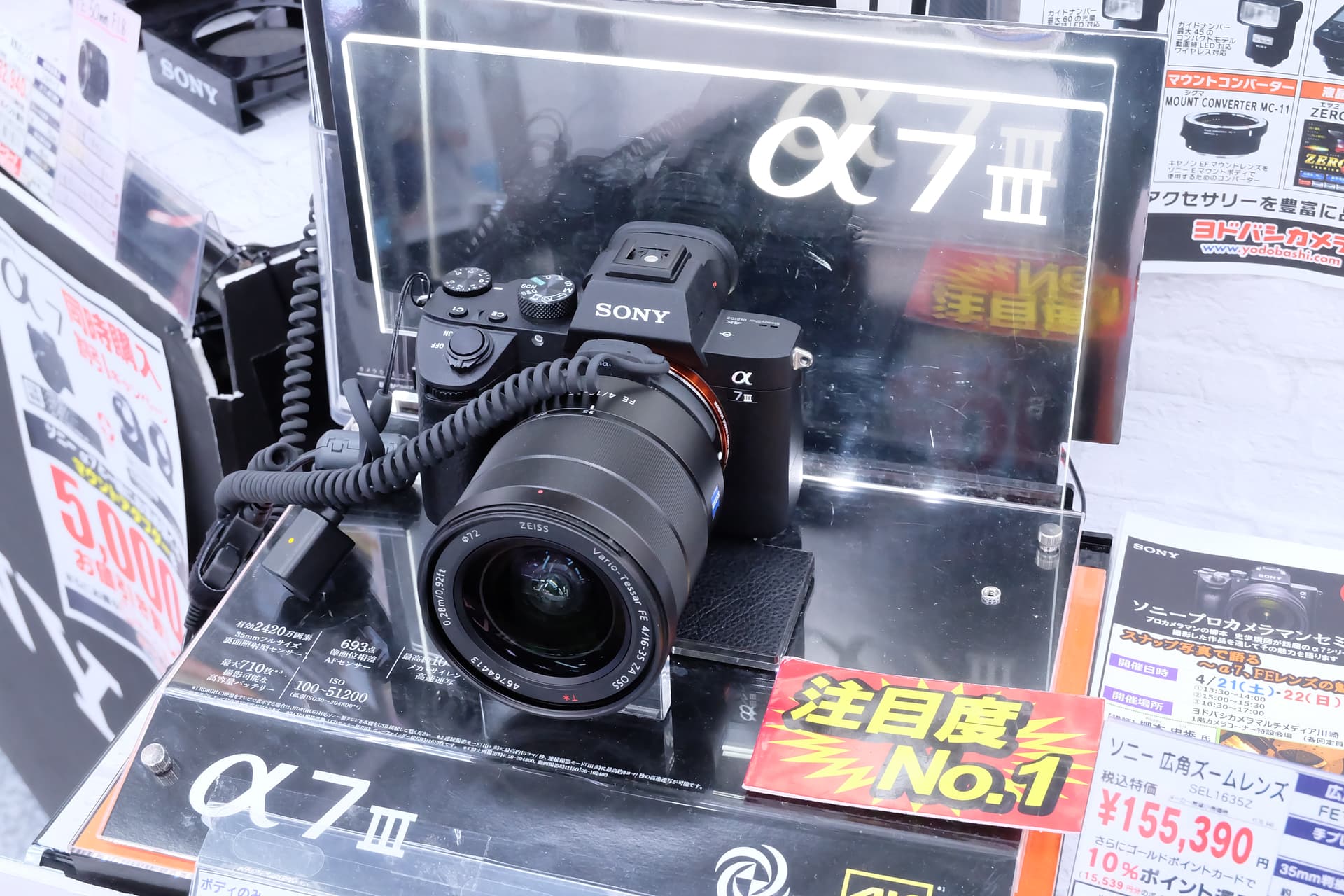 A mirrorless camera (2018)