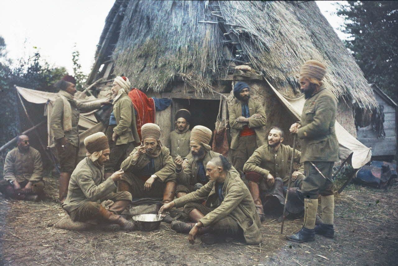 Autochrome color photo (1910)
