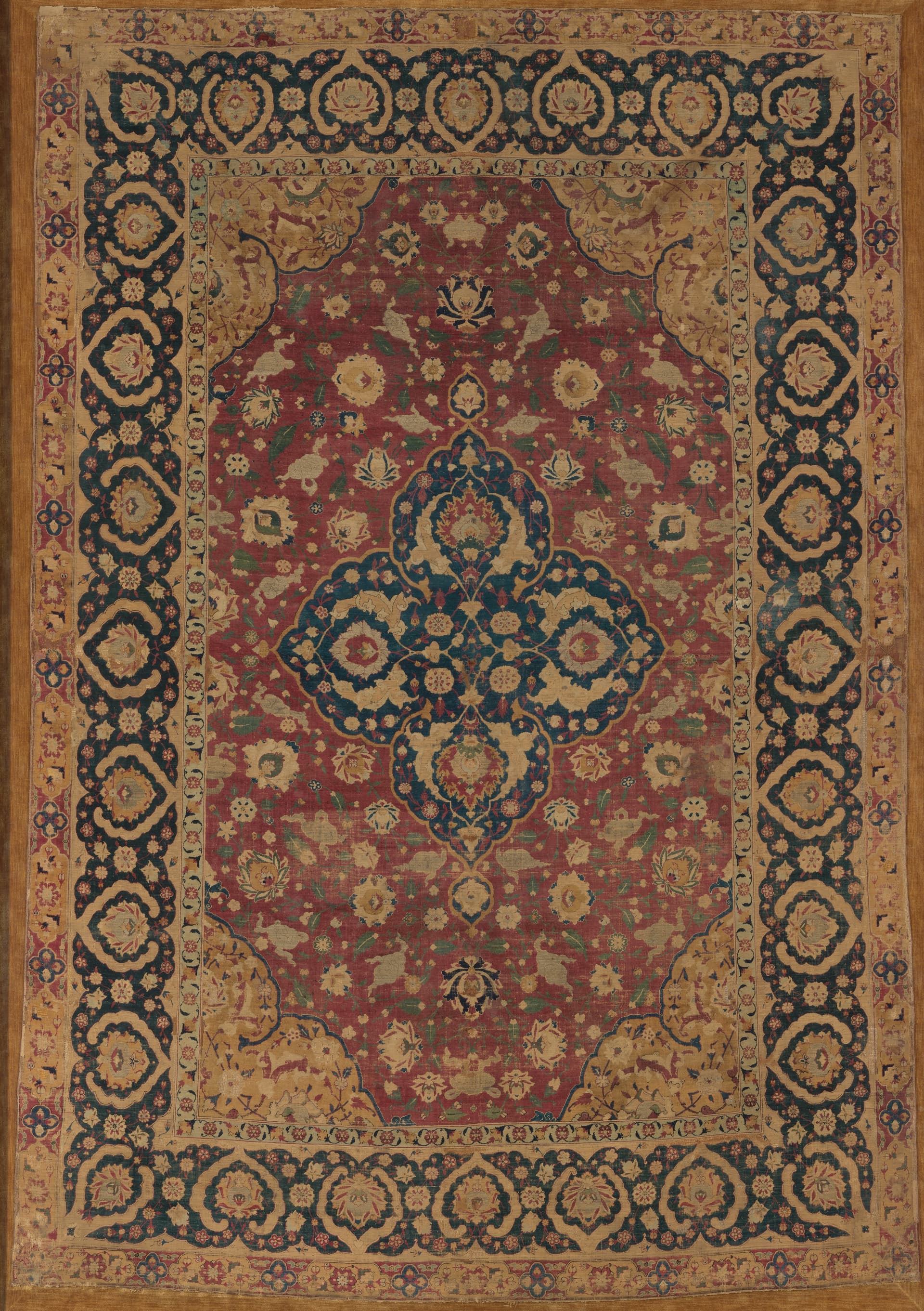 Silk Kashan Carpet, Safavid Persia, 16th century