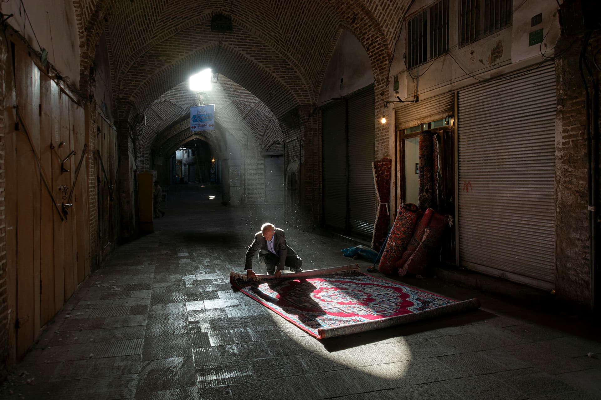 Carpet merchant, Tabriz Bazaar