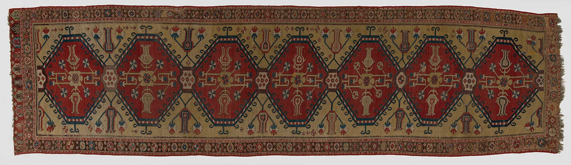 Medallion runner carpet, 1700