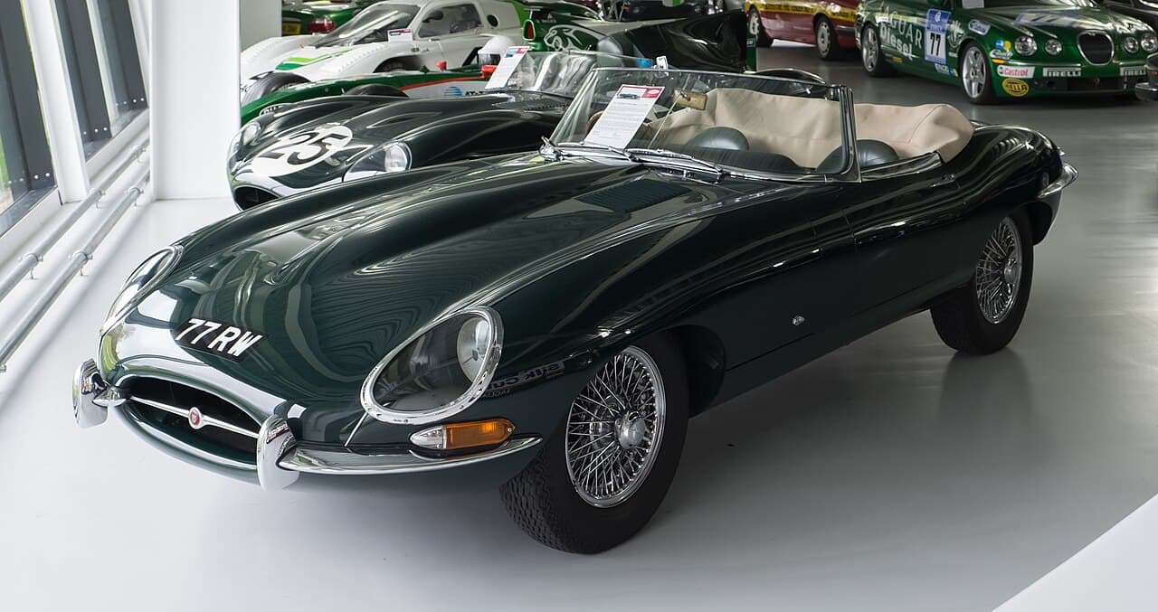Jaguar E-Type — "Most Beautiful Car"