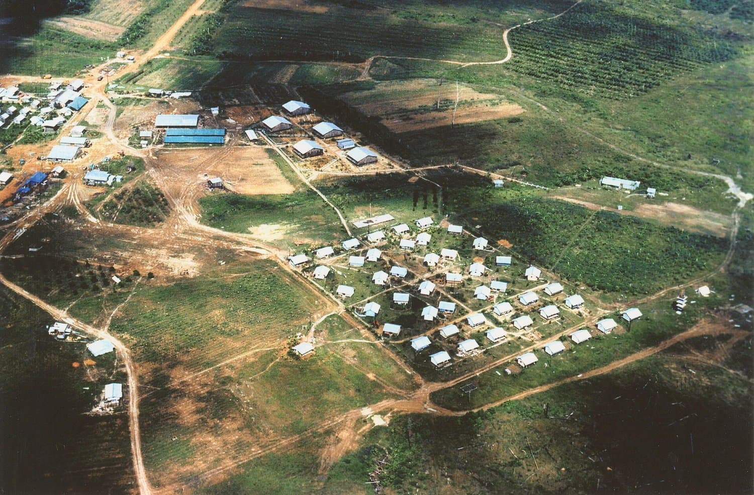 Cottages at the settlement