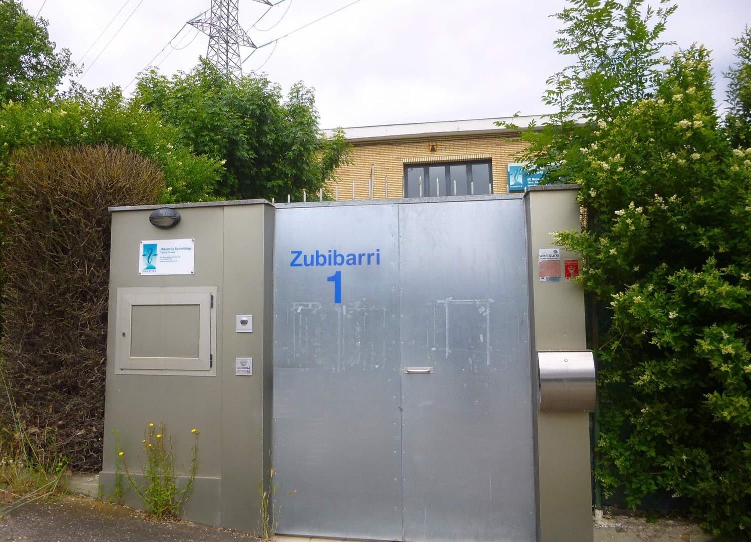 A Scientology mission on an industrial estate in Vitoria