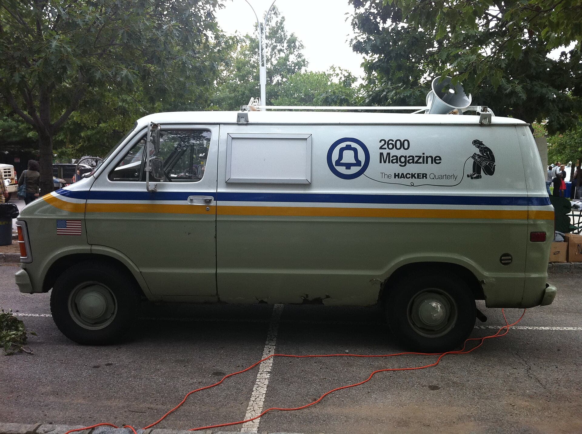 The 2600 telephone-company van
