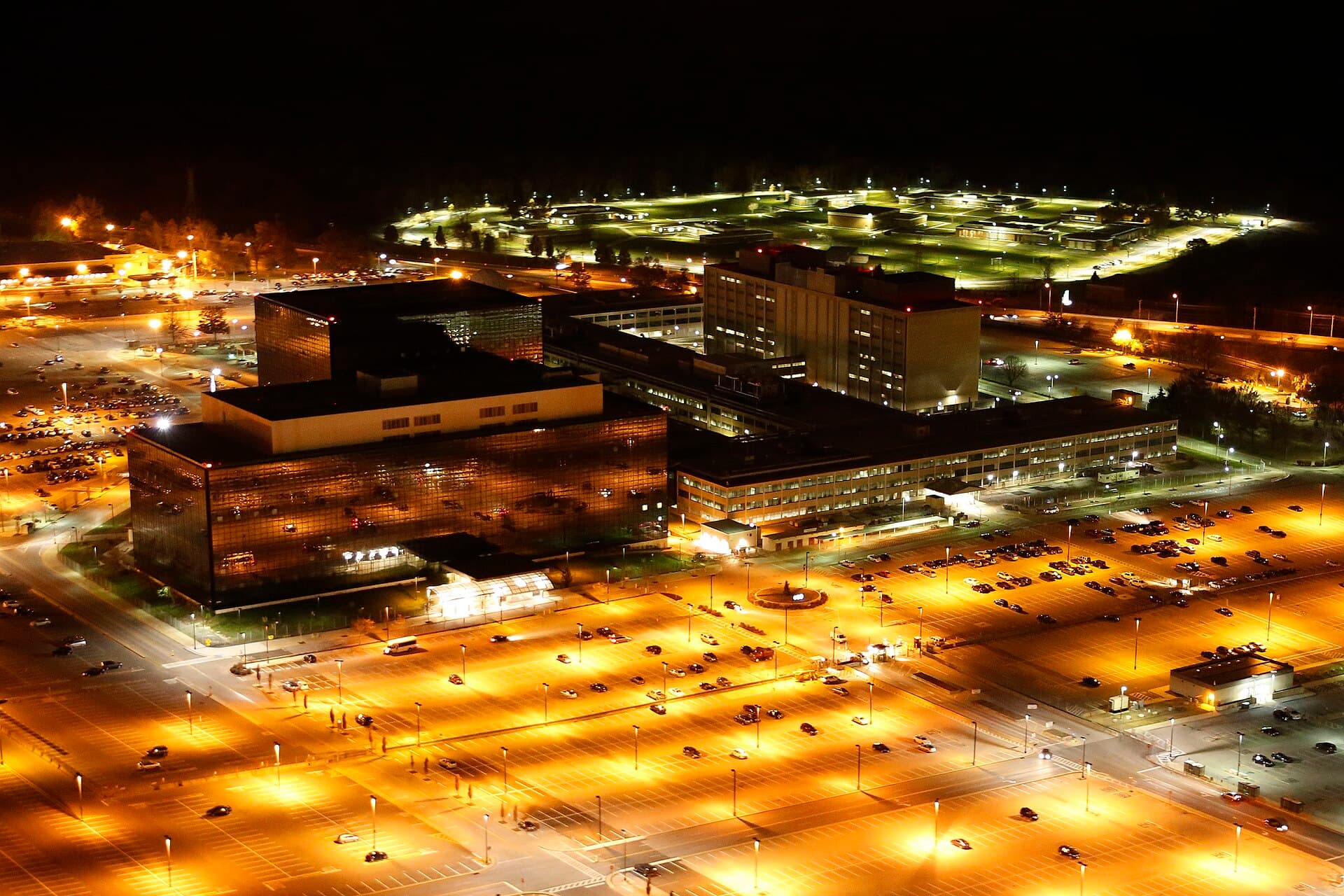 NSA headquarters, Fort Meade, from the air