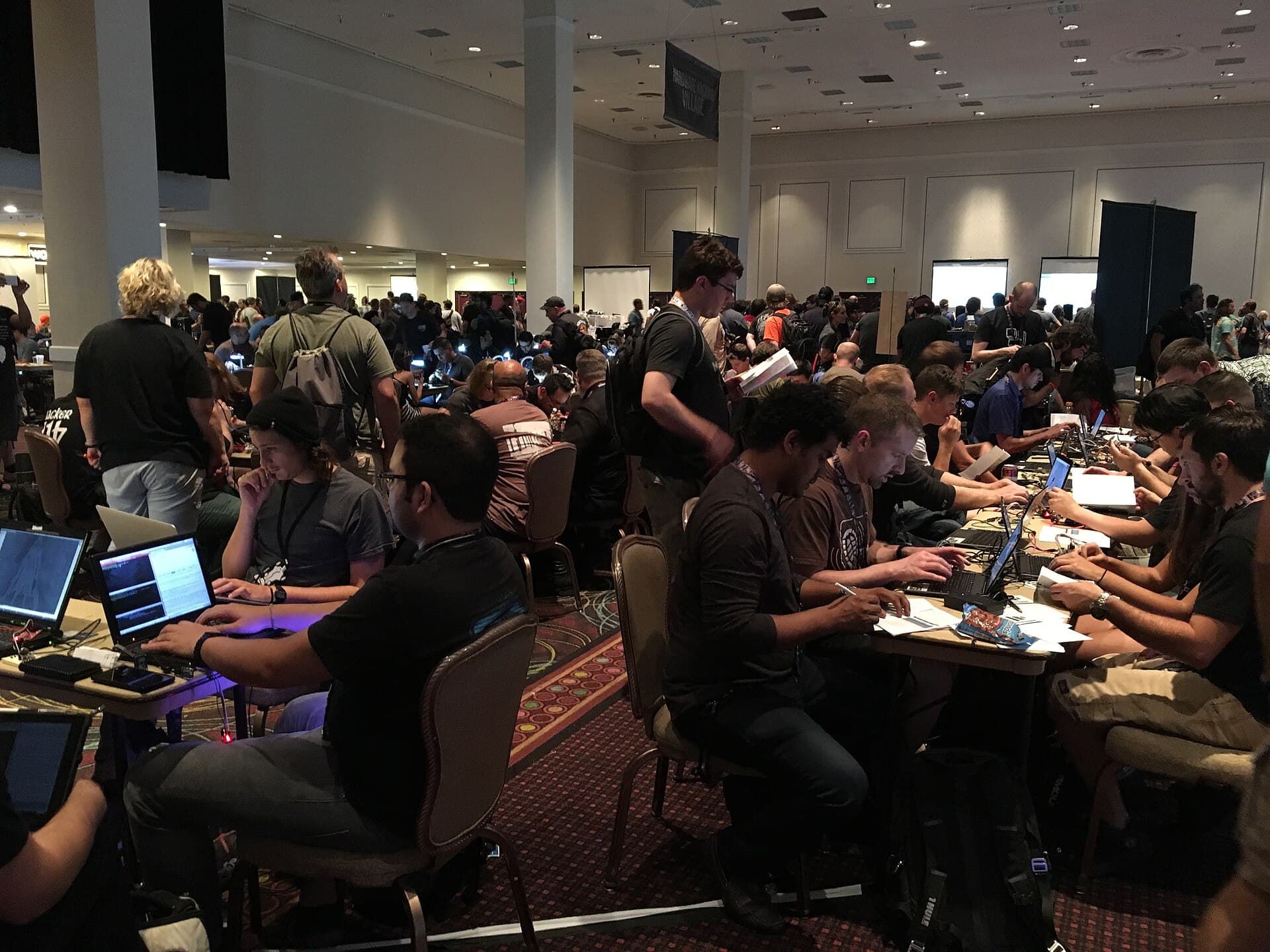 The contest area at DEF CON 24, 2016