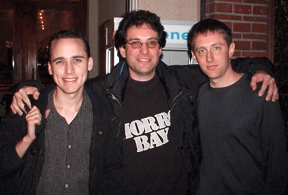 Adrian Lamo, Kevin Mitnick and Kevin Poulsen, c. 2001