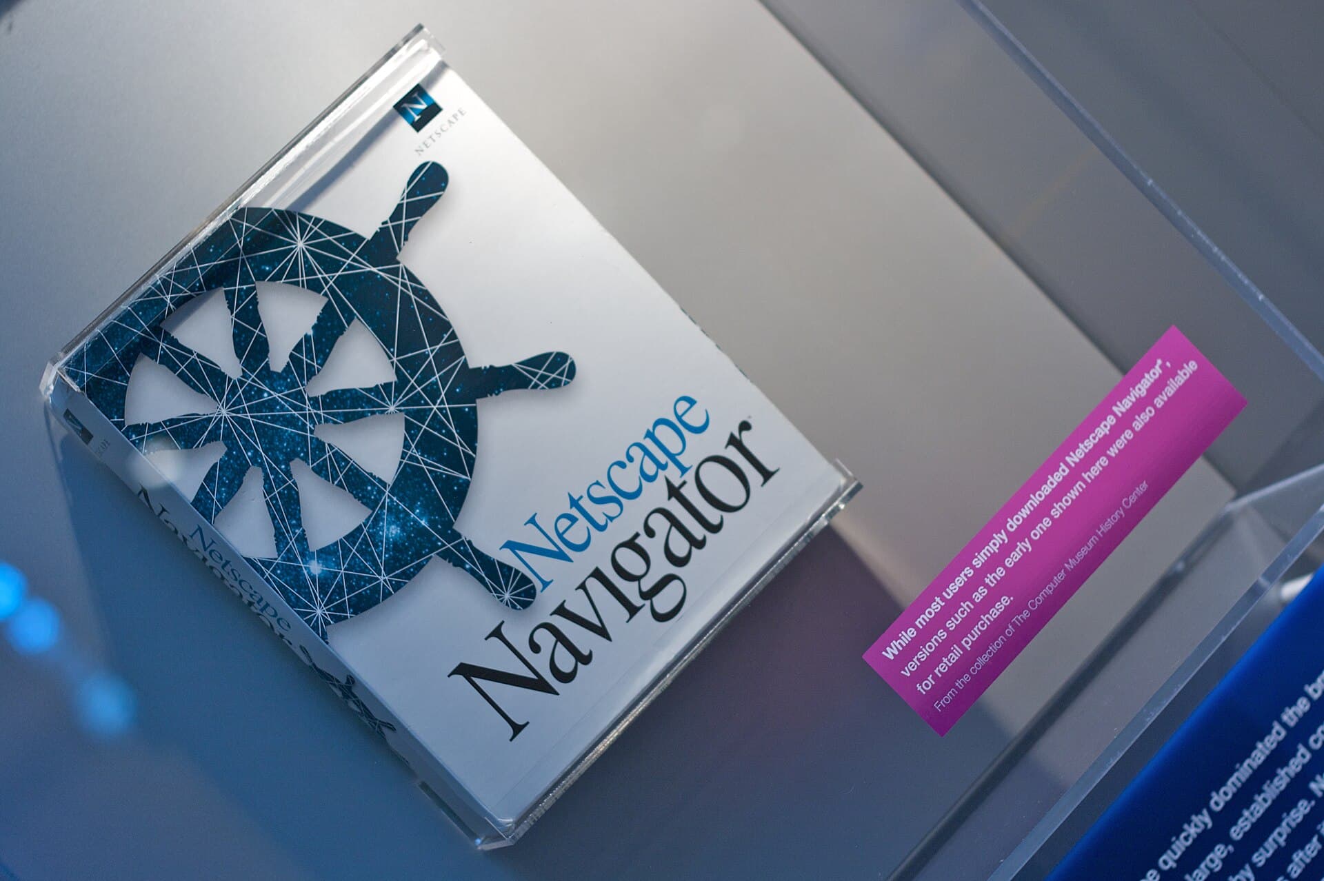 Boxed Netscape Navigator, Computer History Museum