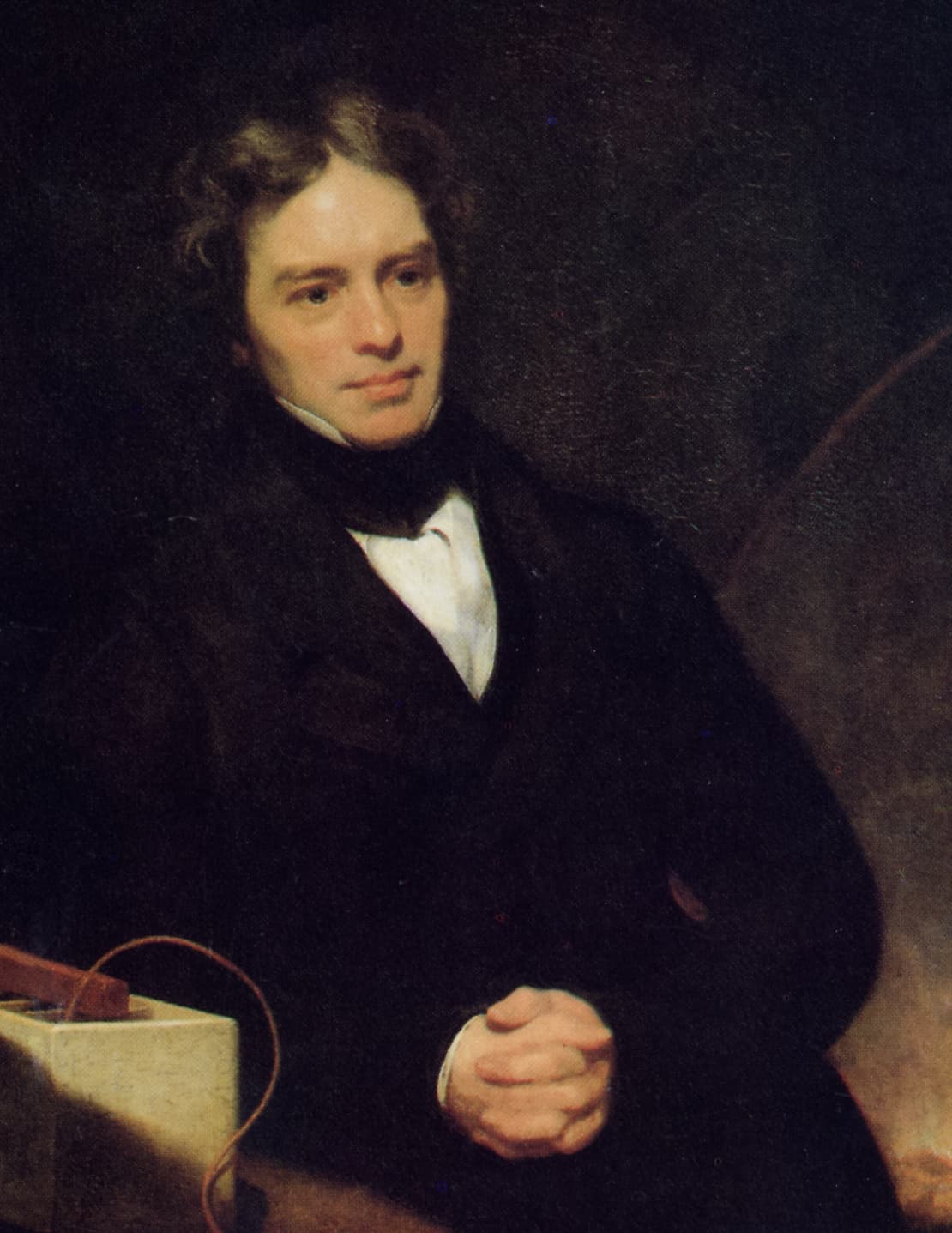 Michael Faraday, oil portrait by Thomas Phillips