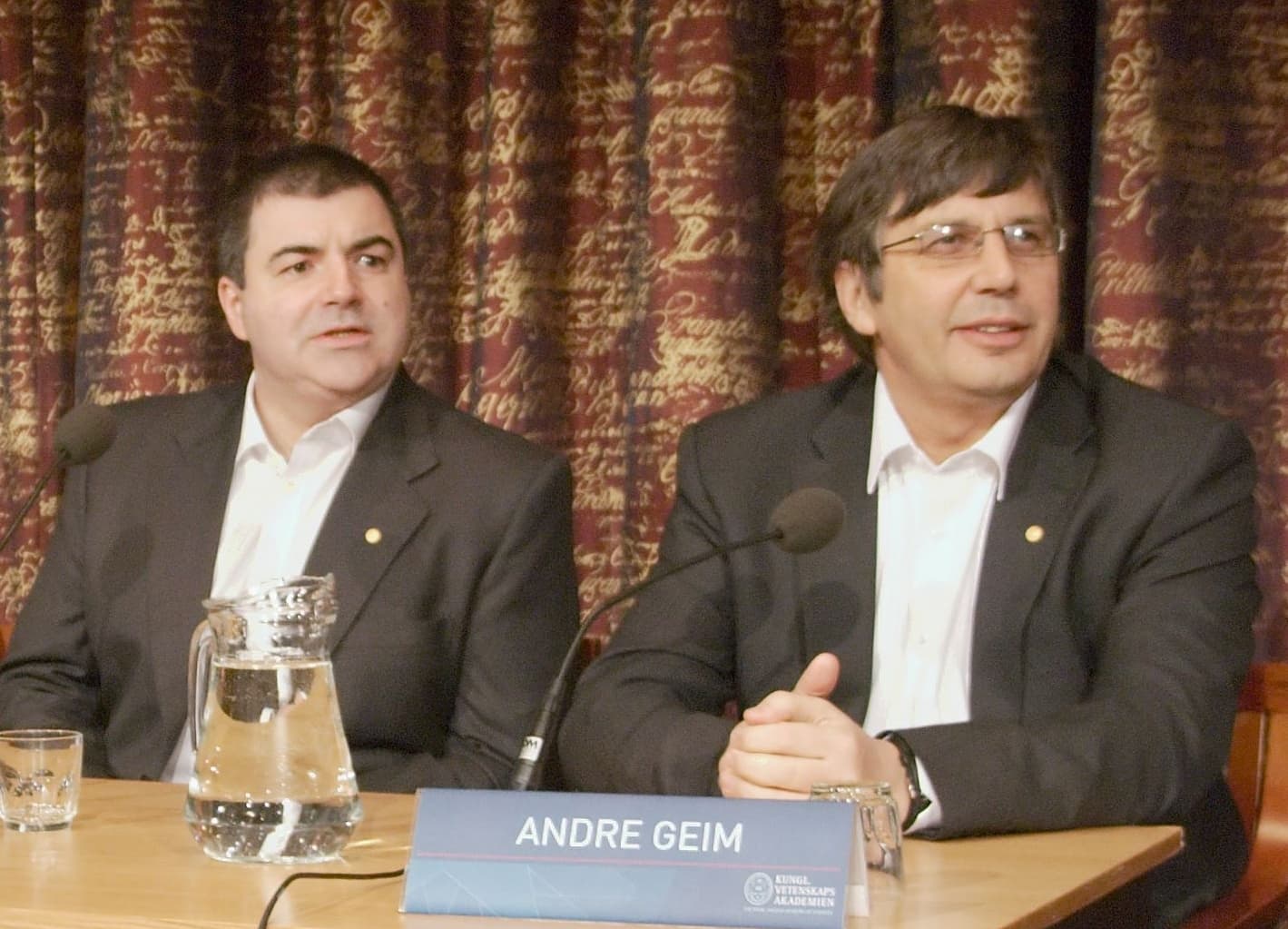 Nobel Prize 2010 laureates' press conference, Stockholm