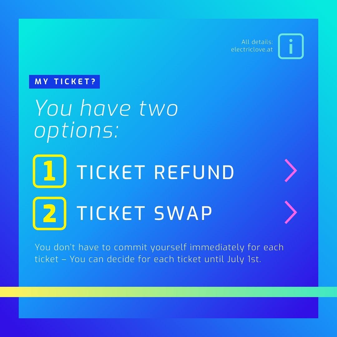 ℹ️ Our Official Ticket Refund / Swap Platform is now available! Holt Euch schon (2/5)