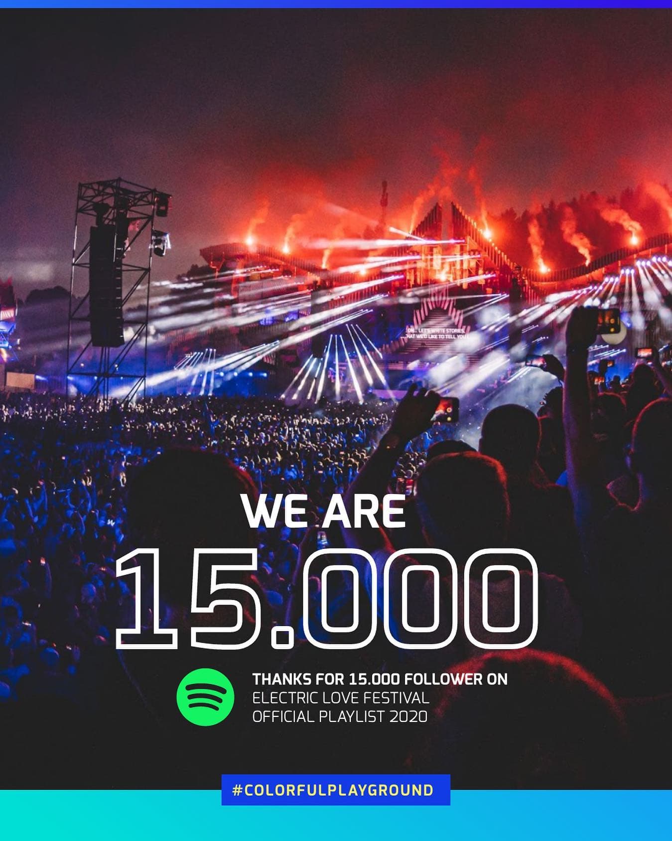 We are 15.000! Thanks for following our Official ELF20 Playlist! ❤️ We also just