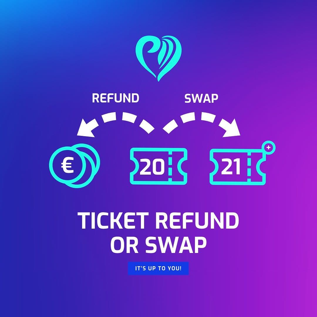 Die Wahl zwischen Refund / Swap bleibt! 🎫✨🤝 Mit 06.05.2020 ist in Österreich, (1/3)