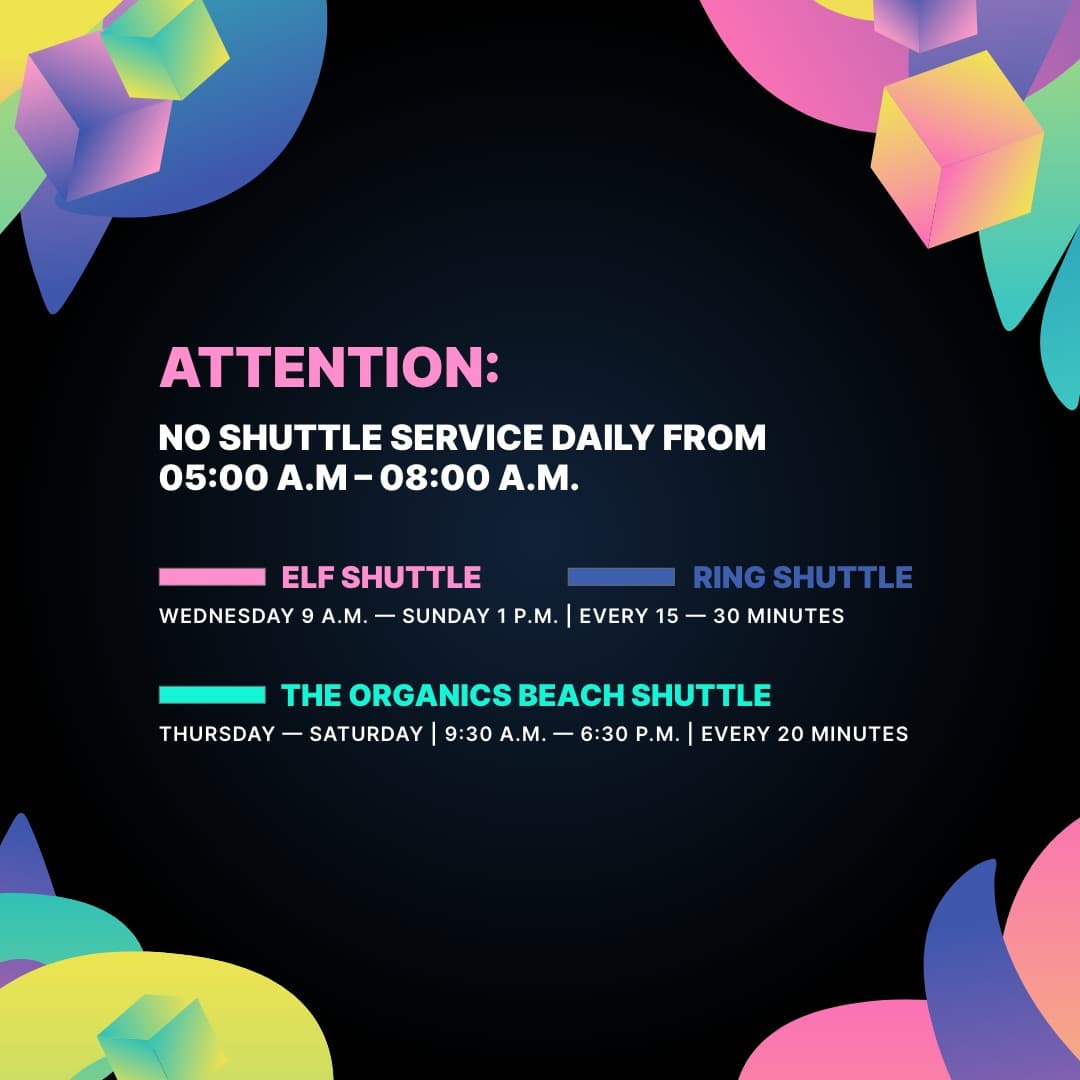๐โจ Free Festival Shuttle Alert! โจ๐ ๐ ๐ฆ๐ต๐๐๐๐น๐ฒ ๐ง๐ถ๐บ๐ฒ๐: July 3: 8 AM (3/3)