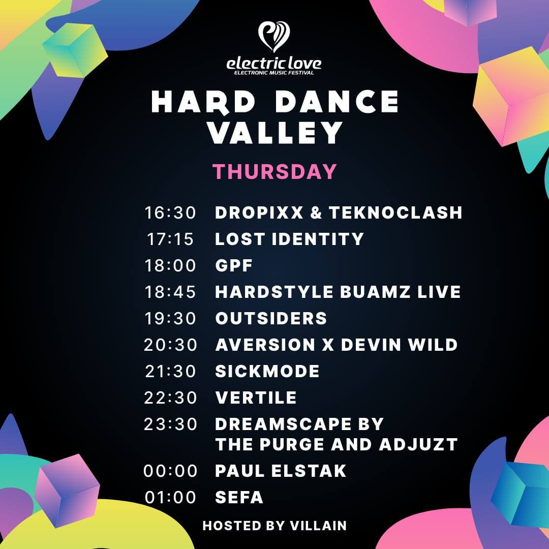 Starting off on Thursday across six stages, chart your course through the beats (4/9)