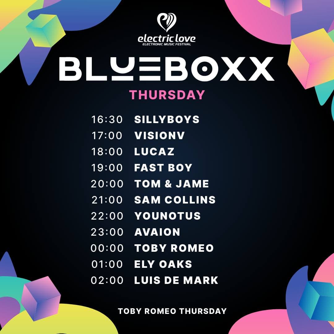 Starting off on Thursday across six stages, chart your course through the beats (6/9)