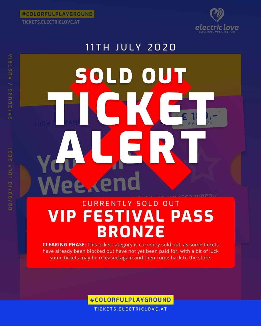 ❌ Next Ticket Category is currently sold-out.