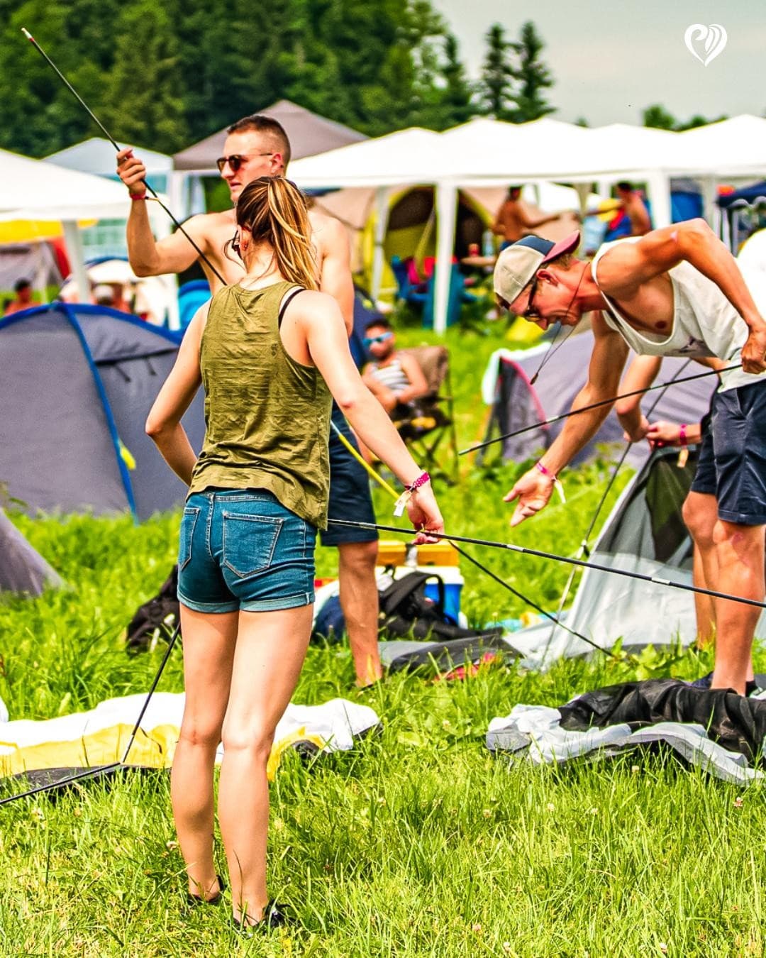 ⛺️ How much do you miss it this year? Normally, setting up the tent is annoying.