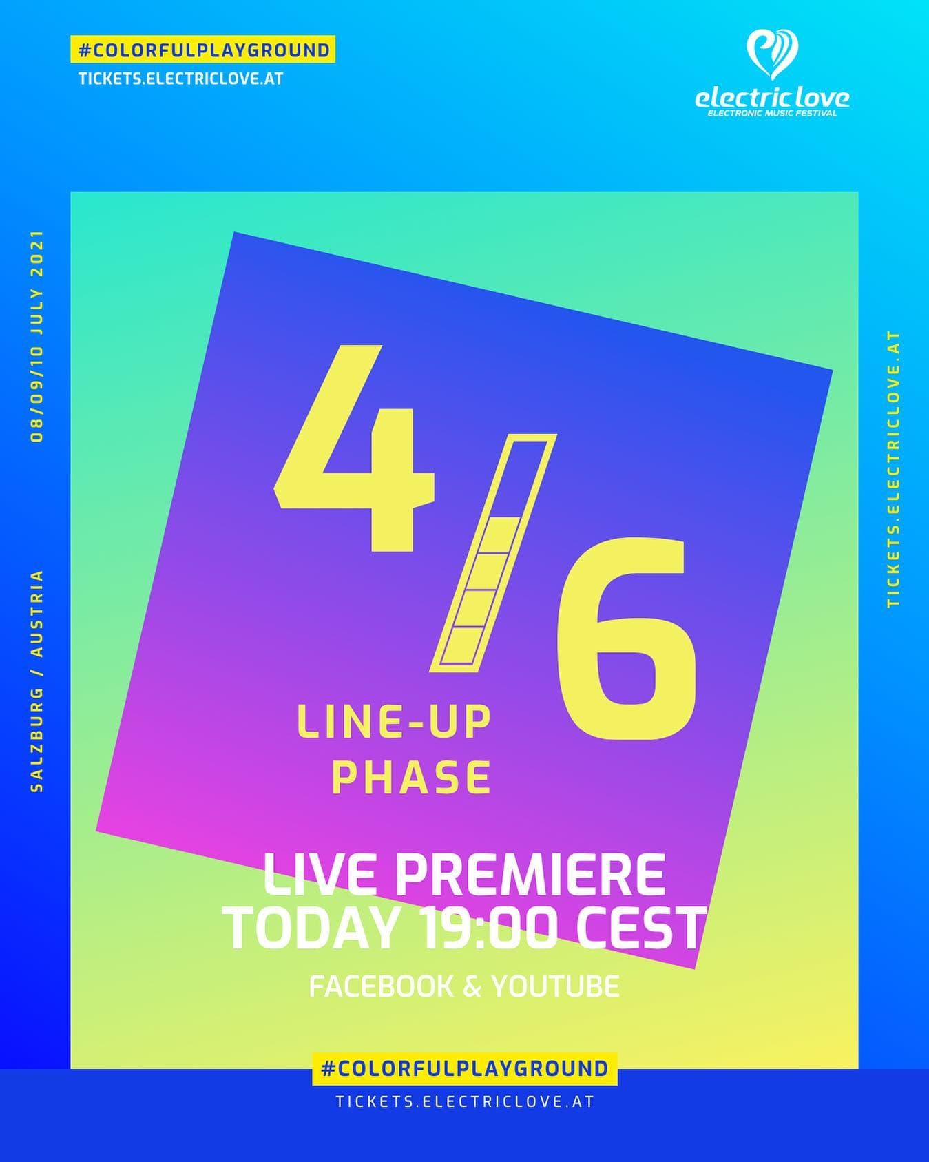 TODAY LIVE PREMIERE: Line-Up Phase 4/6 Already announced (Phase 3 of 6): Carnage