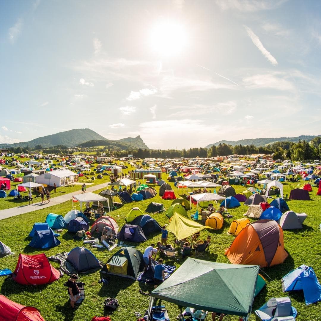 The moment when you finally sit in your camping chair with an ice-cold beer from