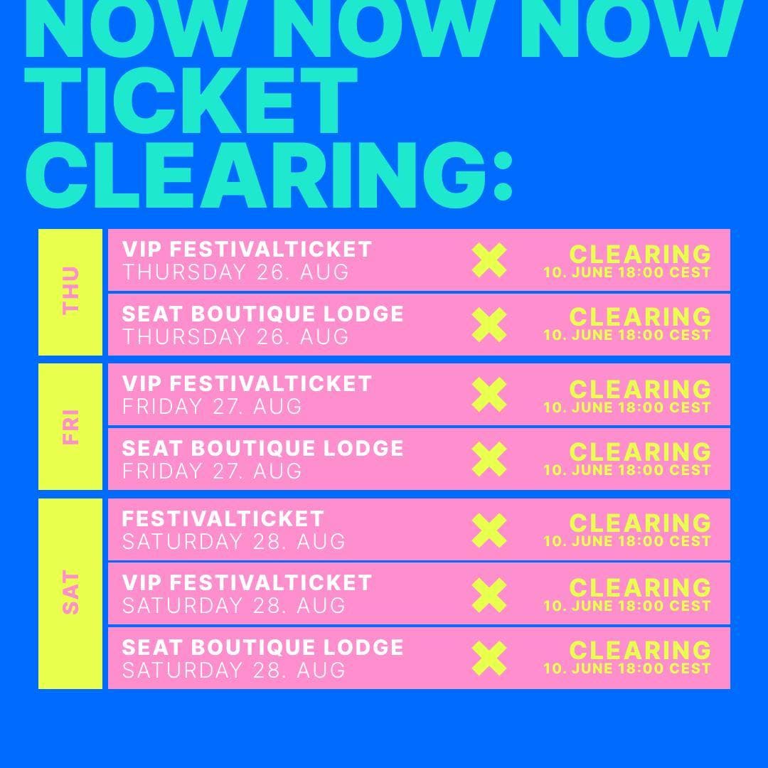 BE FAST NOW! π₯π₯π₯ https://tickets.electriclove.at If you don't get the ticket