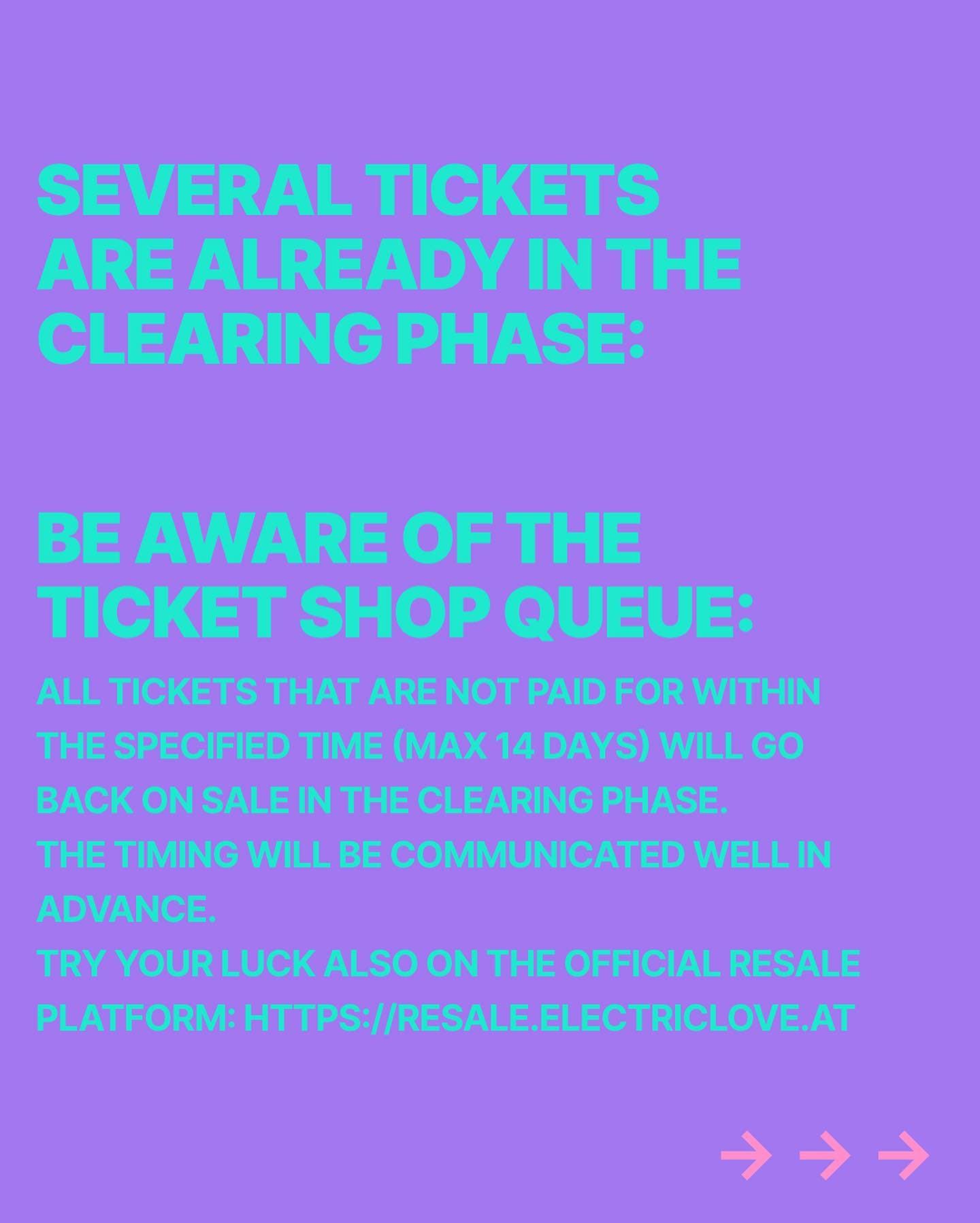ONLY 1 HOUR TO GO! Are you ready? You can find all the latest ticket overviews o (4/5)