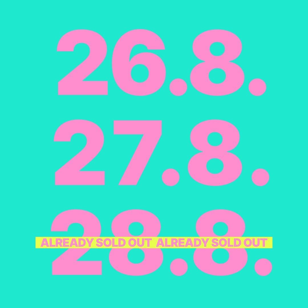 26 / 27 / 28* August 2021 3 x 1 Day Festivals, 3 x Stages Line-Up / (1/2)