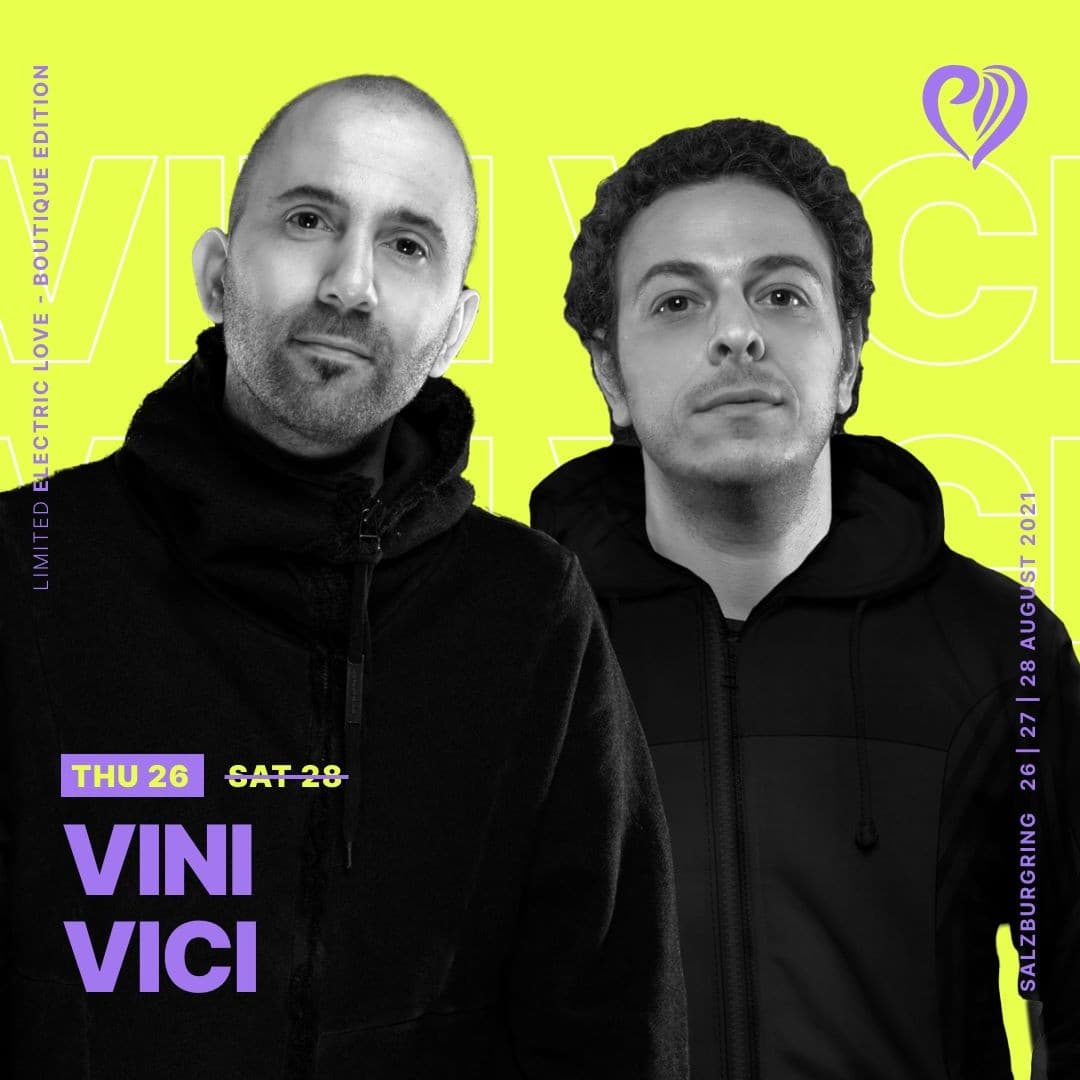 We have just received sad news from @vinivicimusic "We need to cancel our Electr