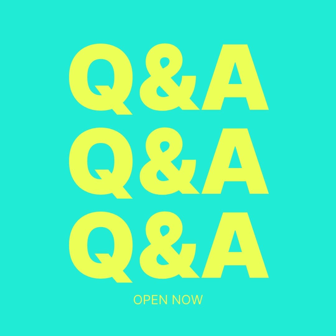 Q&A Session is open now! We'll be answering all your questions regarding (2/3)