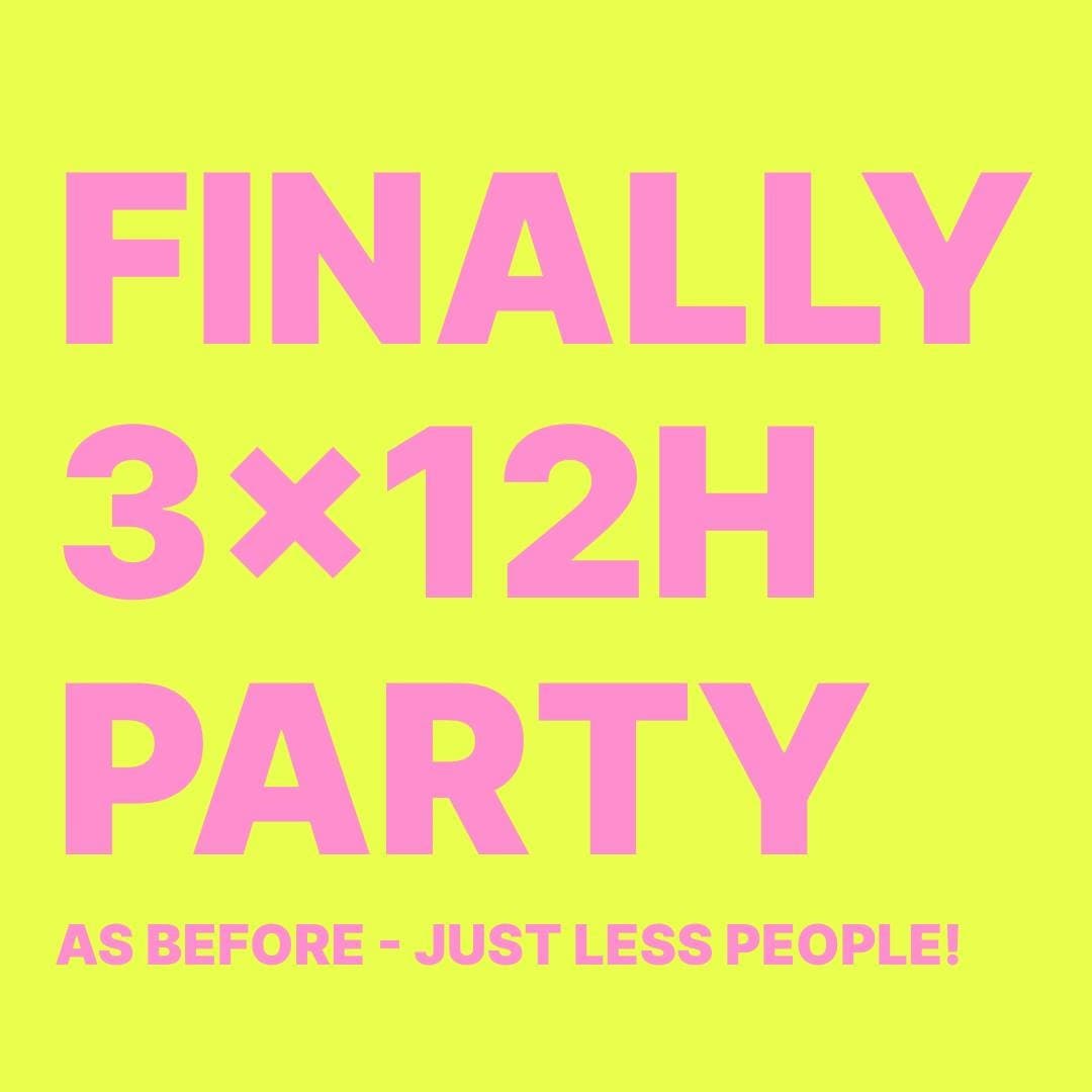 PARTY PARTY PARTY ππͺ 3 x 12H PURE FESTIVAL FEELING. 3 oversized stages, as usu (1/2)