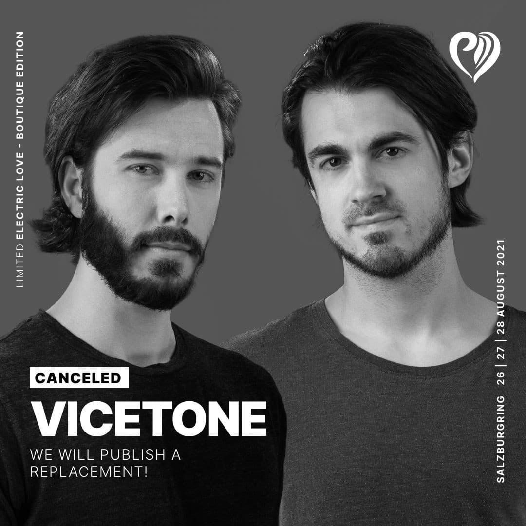 Sad news has just reached us from @vicetone : "We were really excited to play at