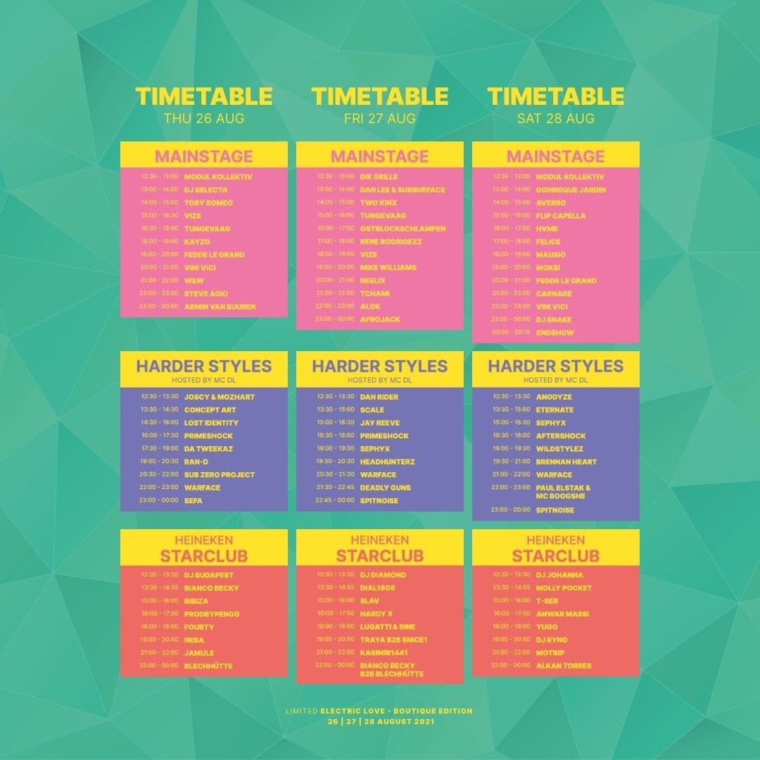 Discover the full timetable for ELF BOUTIQUE EDITION! β°π It's HERE πͺ ! The tim (2/2)