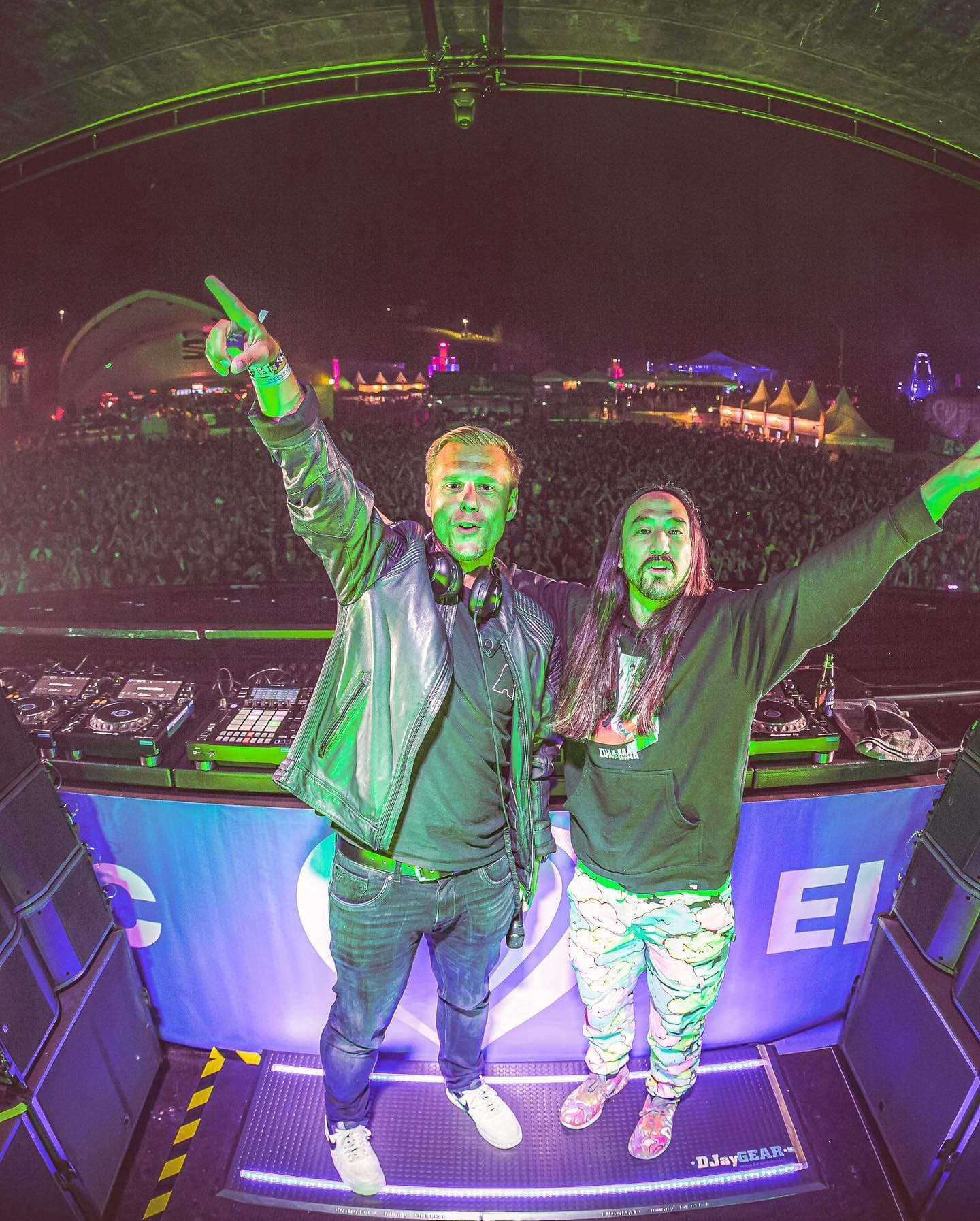 MUSIC MEANS LOVE FOREVER - @steveaoki & @arminvanbuuren dropped this song alread (2/2)