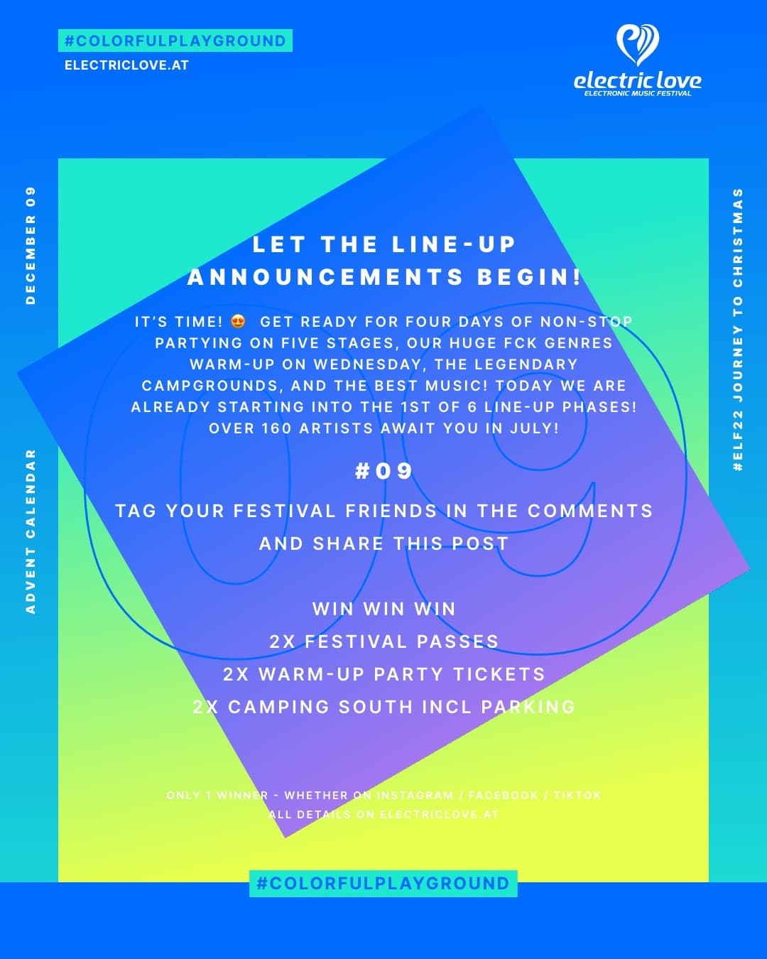 #09 β LET THE LINE-UP ANNOUNCEMENTS BEGIN! TODAY 19:00 CET: LINE-UP PHASE 1 OF 6 (2/2)