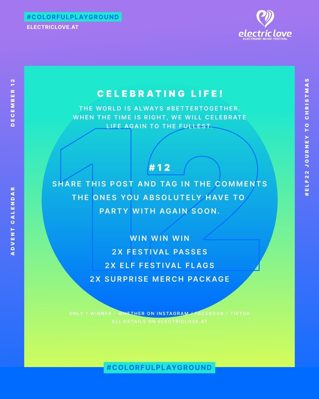 #12 β CELEBRATE LIFE π The world is always. When the time is ri (2/2)
