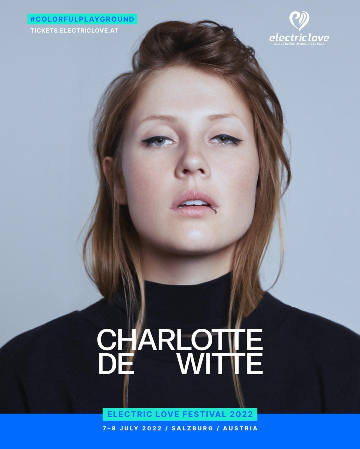 pls welcome @charlottedewittemusic at πβ€οΈβοΈ Electric Love Festival 2022 (1/2)