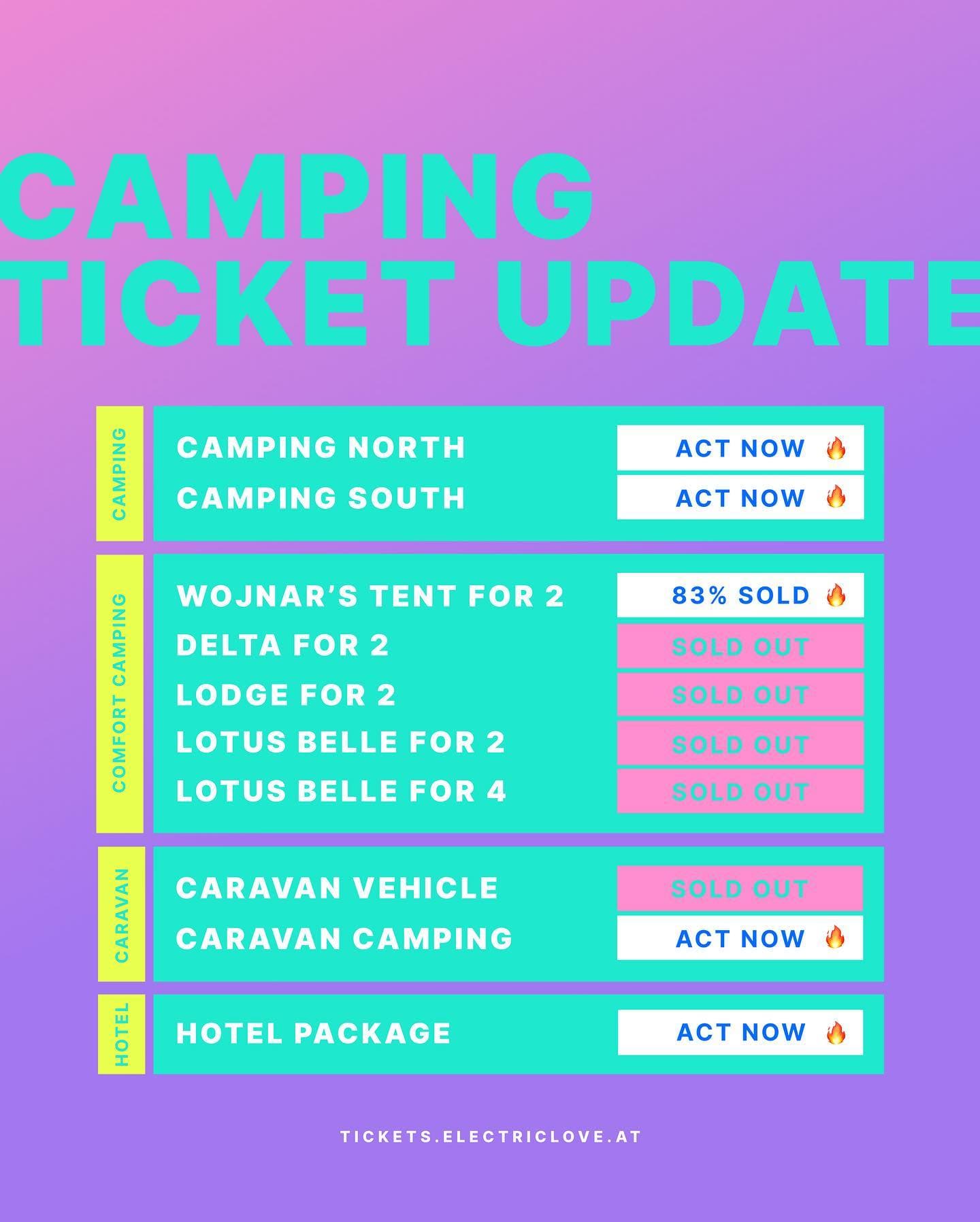 ACT NOW! π₯ Many categories are already completely SOLD OUT. Get the full festiv