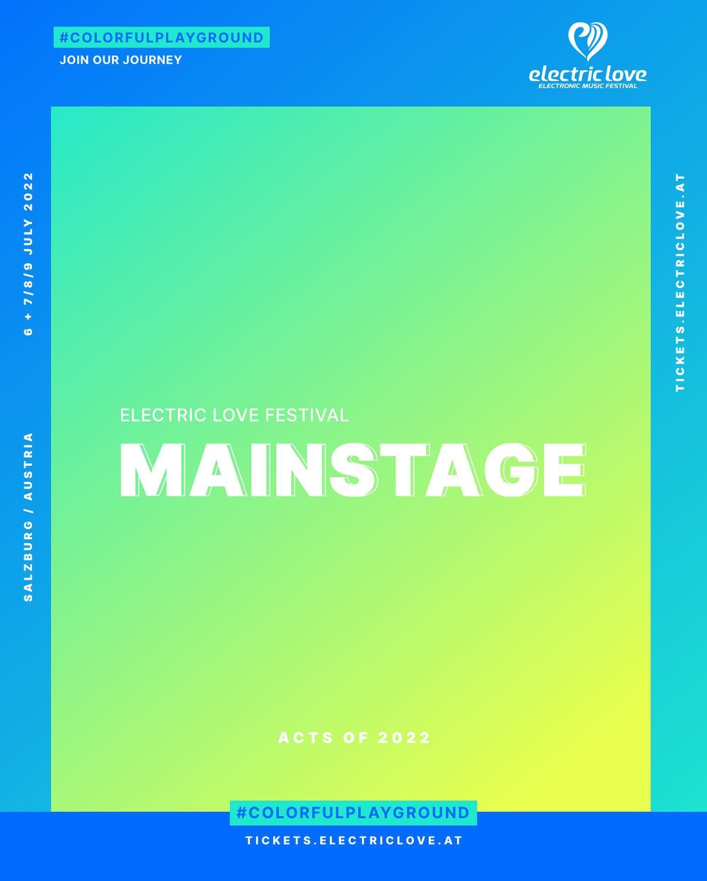 Mainstage acts of 2022 ☀️ The central location on our Colorful Playground sets n (1/2)