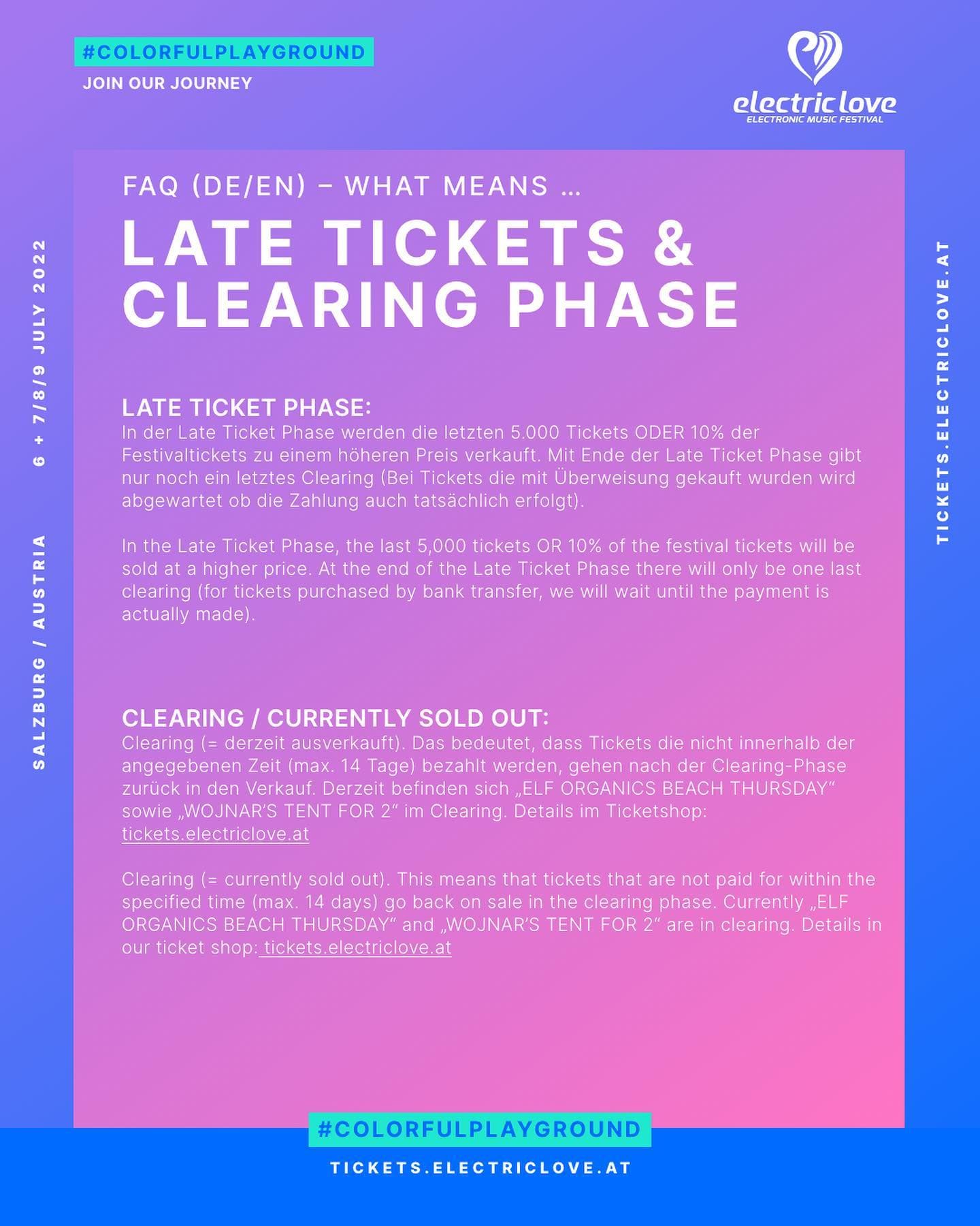 ONLY 2 DAYS LEFT! π₯ The regular ticket phase ENDS on 3. June 23:59 CEST and the (2/2)