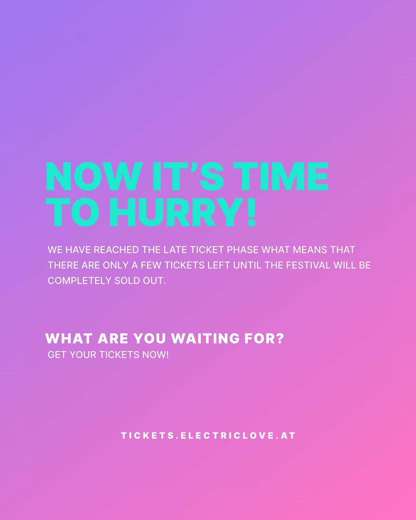 Remind your lazy friends before it‘s too late. Tag them!🔥 ➡️ tickets.electriclo (2/2)