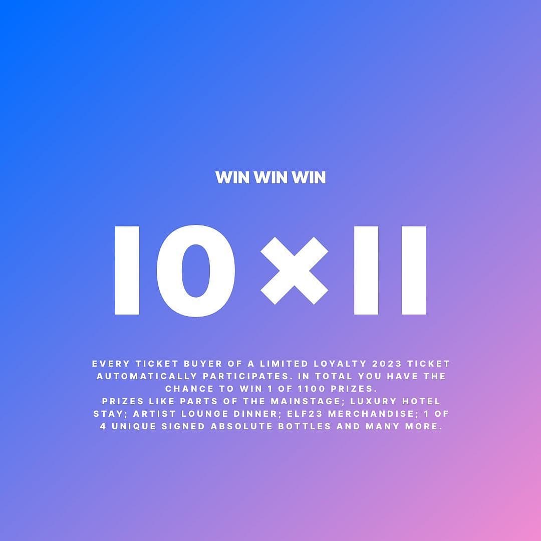 WIN WIN WIN π Get one of the Limited Loyalty tickets now and win. Every ticket (2/2)