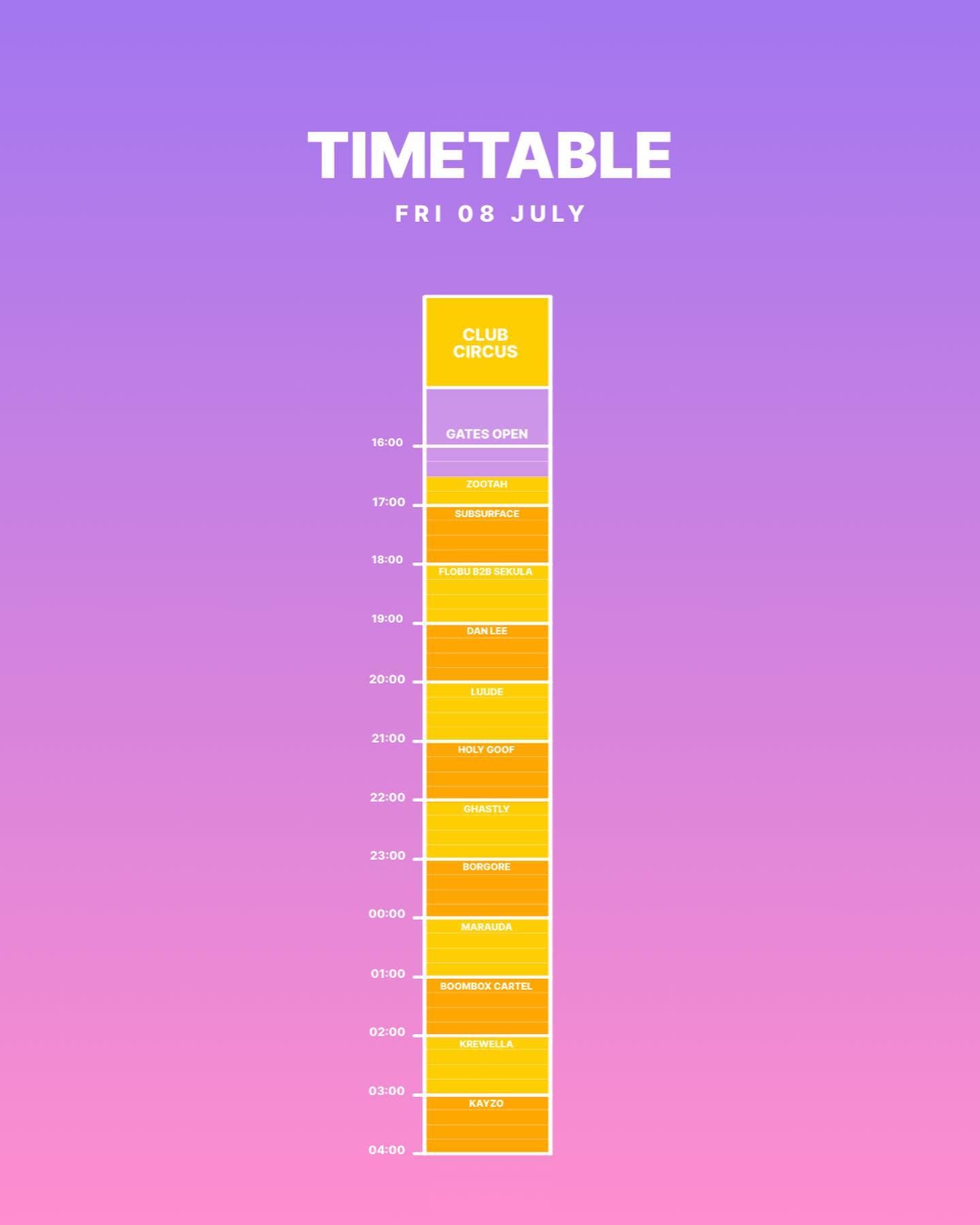 Good news - we found a replacement for Jauz. π We've rearranged the timetable f (4/4)