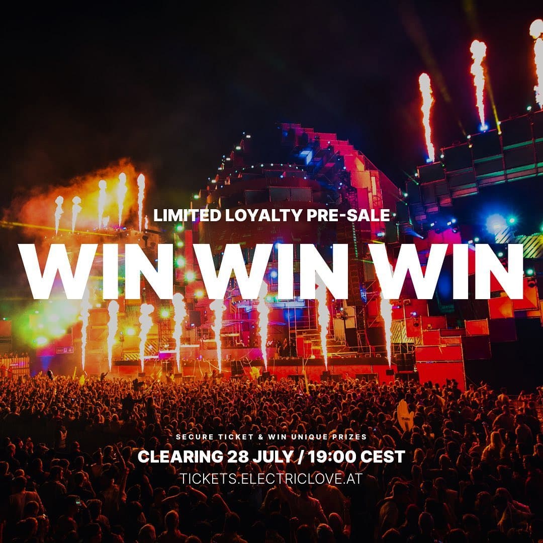 WIN WIN WIN π Every ticket buyer of a Limited Loyalty 2023 ticket automatically