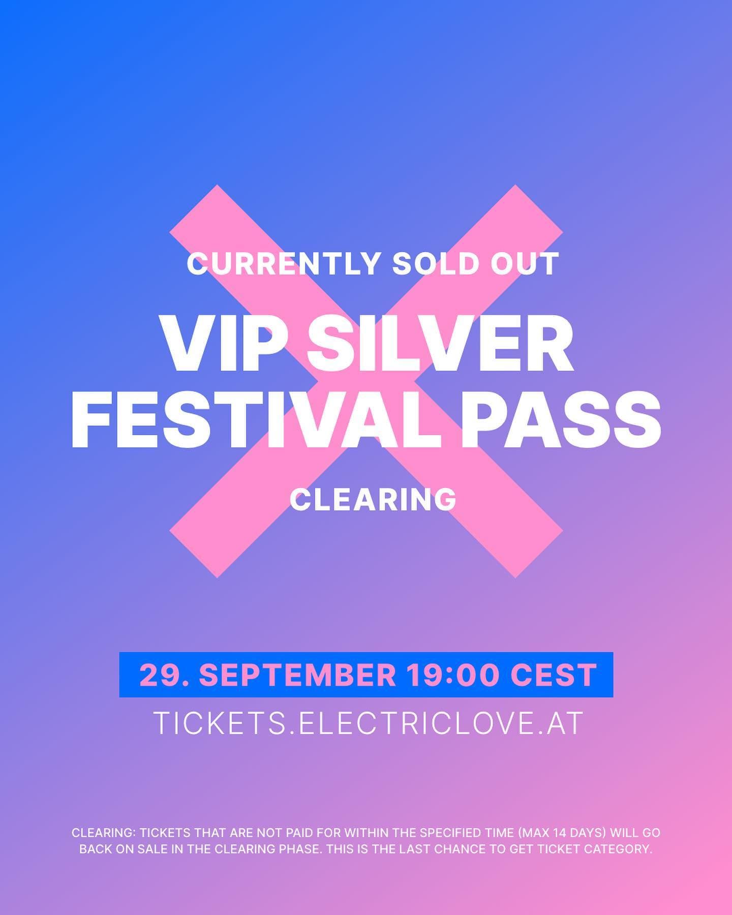 Ticket Clearing VIP Gold & Silver on 29th September 2022 / 19:00 CEST Donβt miss (2/2)