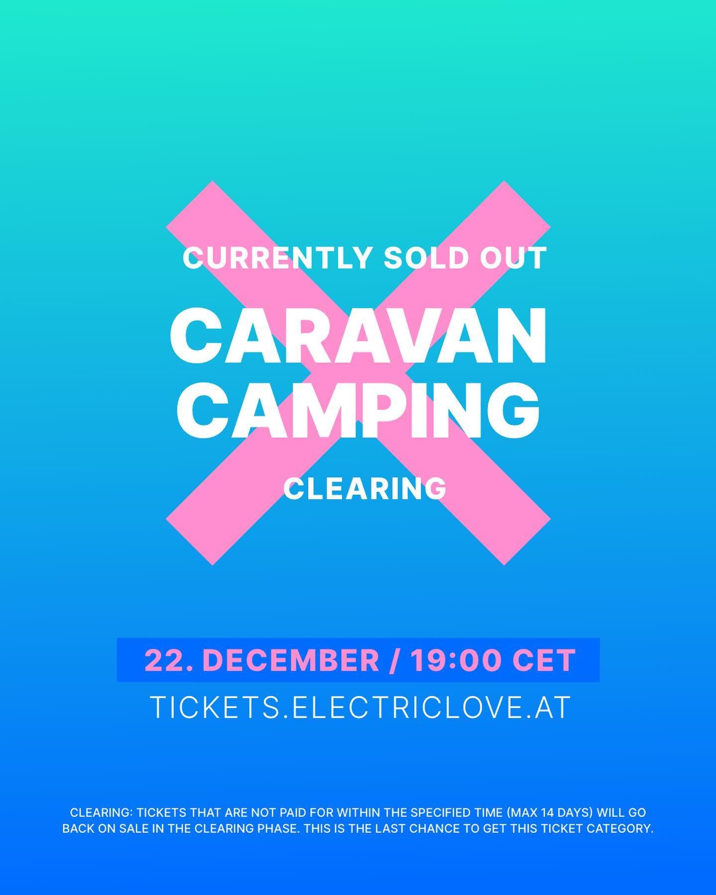 Caravan Camping & Delta for 2 ticket clearing TODAY 19:00 CET Last chance to sec (1/2)