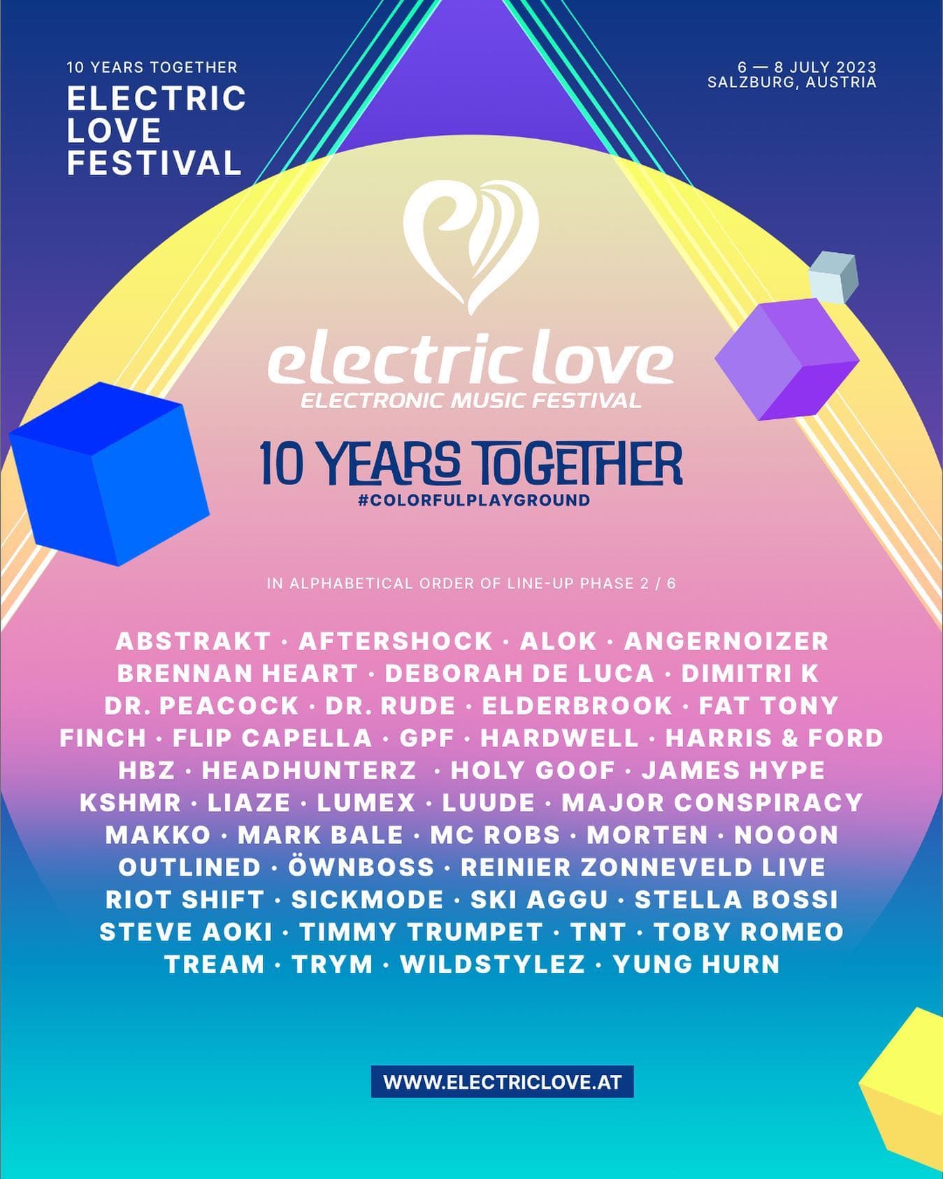 LINE-UP PHASE 2 OF 6 is out now! β€οΈβπ₯ Get ready for the best days of summer 202